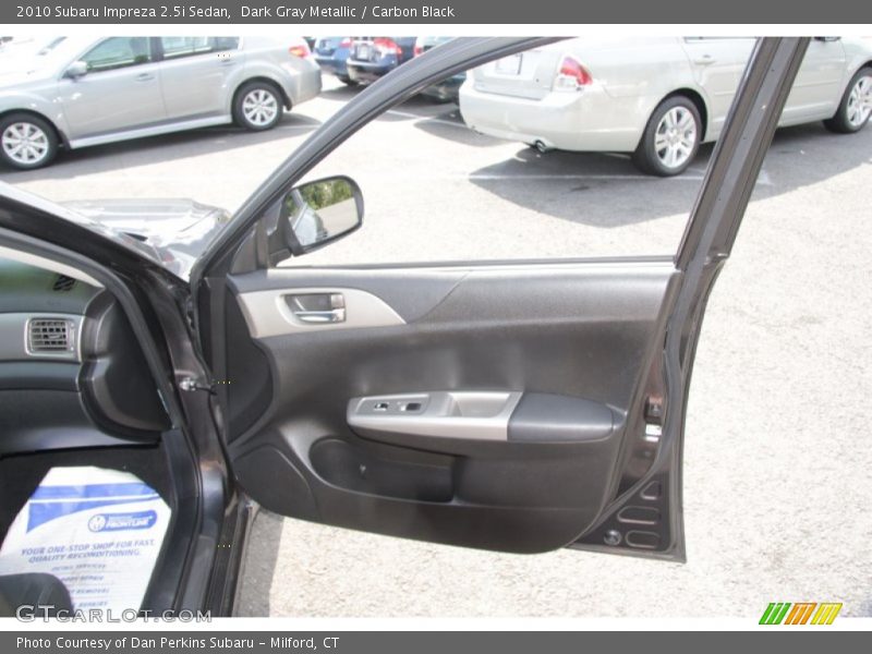 Dark Gray Metallic / Carbon Black 2010 Subaru Impreza 2.5i Sedan