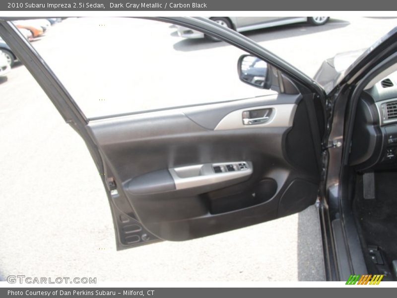 Dark Gray Metallic / Carbon Black 2010 Subaru Impreza 2.5i Sedan
