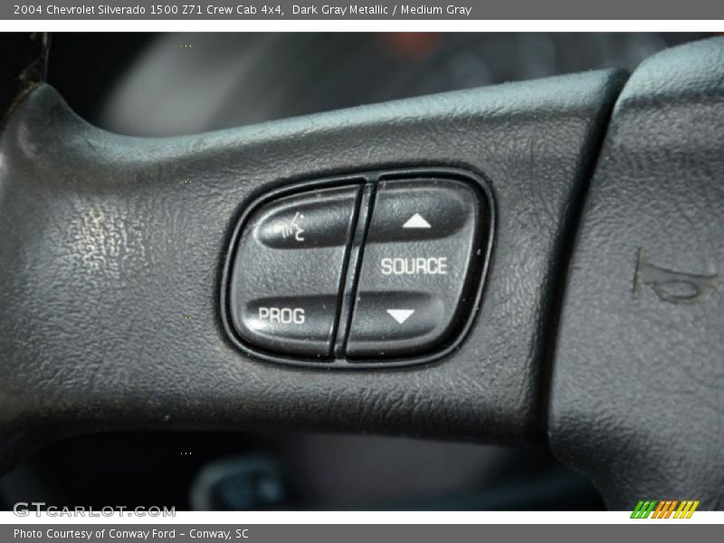 Dark Gray Metallic / Medium Gray 2004 Chevrolet Silverado 1500 Z71 Crew Cab 4x4