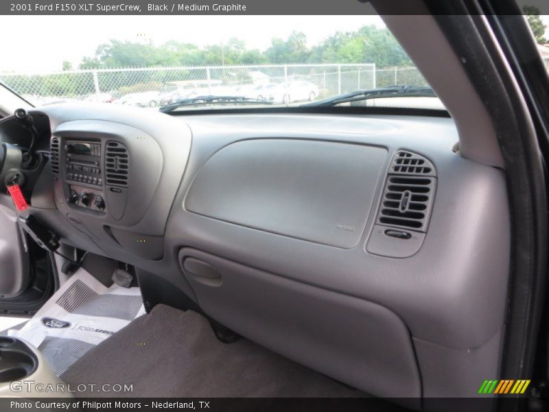 Black / Medium Graphite 2001 Ford F150 XLT SuperCrew