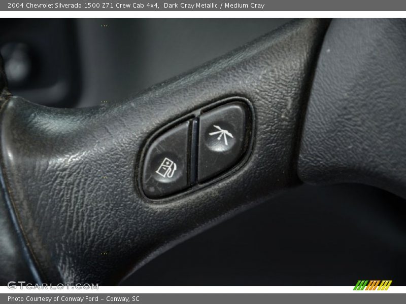 Dark Gray Metallic / Medium Gray 2004 Chevrolet Silverado 1500 Z71 Crew Cab 4x4