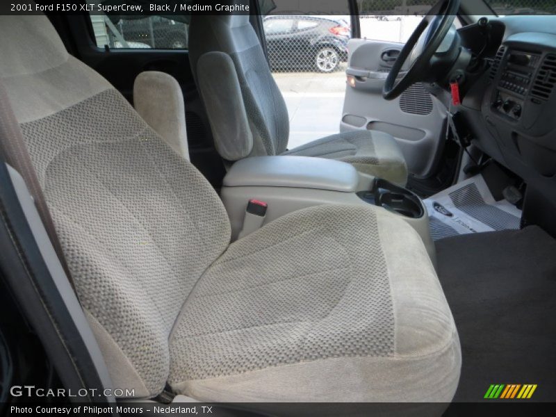Black / Medium Graphite 2001 Ford F150 XLT SuperCrew