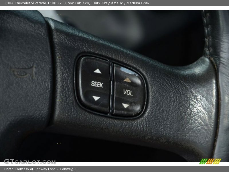 Dark Gray Metallic / Medium Gray 2004 Chevrolet Silverado 1500 Z71 Crew Cab 4x4
