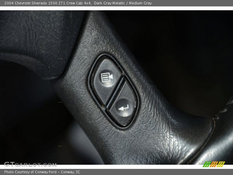 Dark Gray Metallic / Medium Gray 2004 Chevrolet Silverado 1500 Z71 Crew Cab 4x4