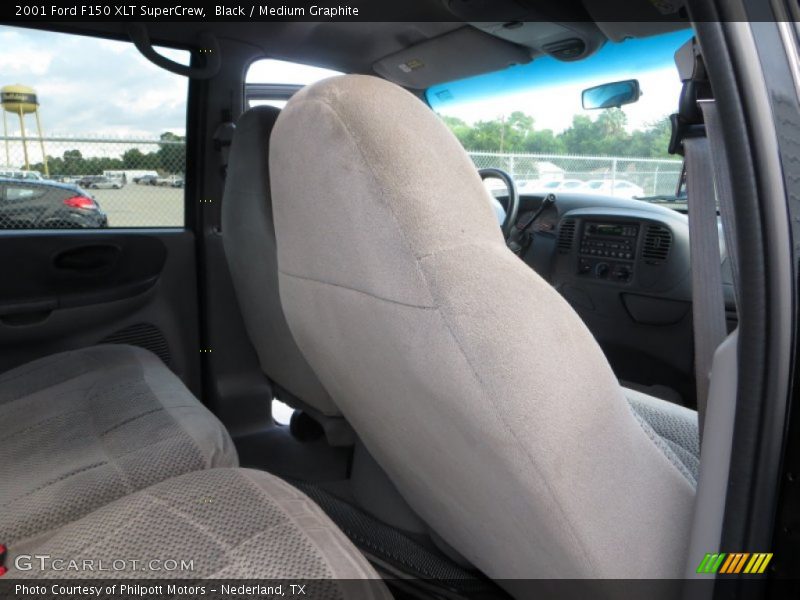 Black / Medium Graphite 2001 Ford F150 XLT SuperCrew