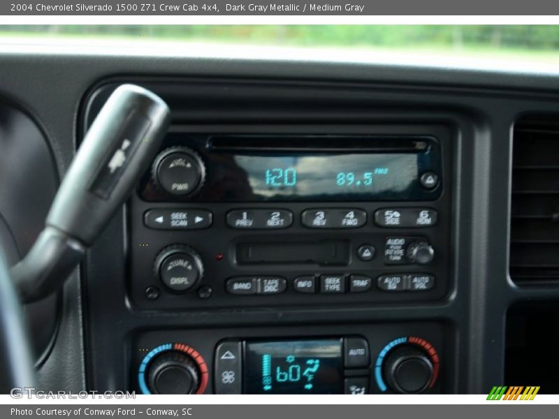 Dark Gray Metallic / Medium Gray 2004 Chevrolet Silverado 1500 Z71 Crew Cab 4x4