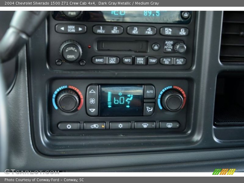 Dark Gray Metallic / Medium Gray 2004 Chevrolet Silverado 1500 Z71 Crew Cab 4x4