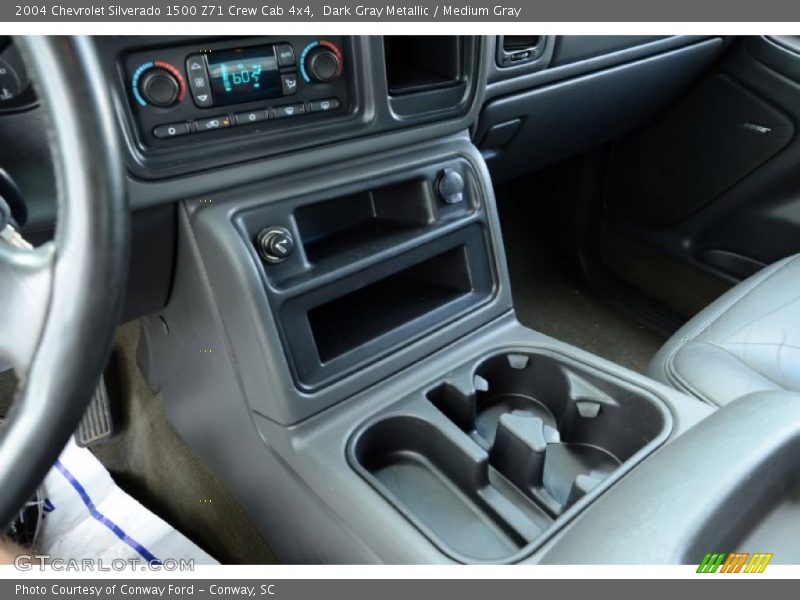 Dark Gray Metallic / Medium Gray 2004 Chevrolet Silverado 1500 Z71 Crew Cab 4x4