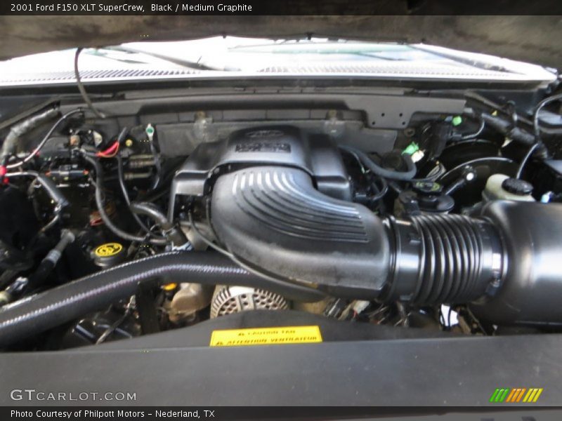 Black / Medium Graphite 2001 Ford F150 XLT SuperCrew