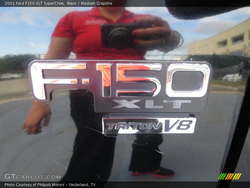 Black / Medium Graphite 2001 Ford F150 XLT SuperCrew