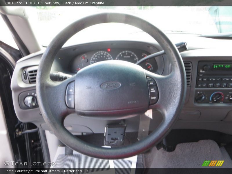 Black / Medium Graphite 2001 Ford F150 XLT SuperCrew