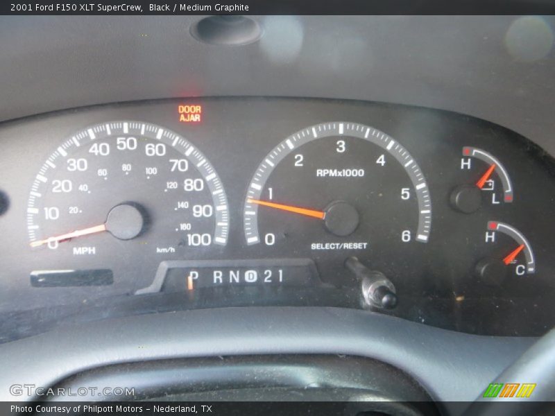 Black / Medium Graphite 2001 Ford F150 XLT SuperCrew