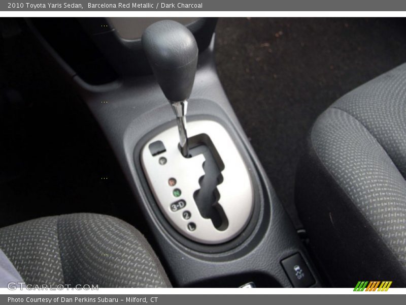 Barcelona Red Metallic / Dark Charcoal 2010 Toyota Yaris Sedan