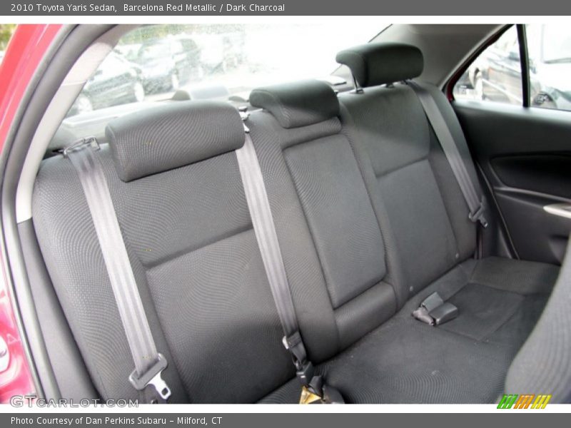 Barcelona Red Metallic / Dark Charcoal 2010 Toyota Yaris Sedan