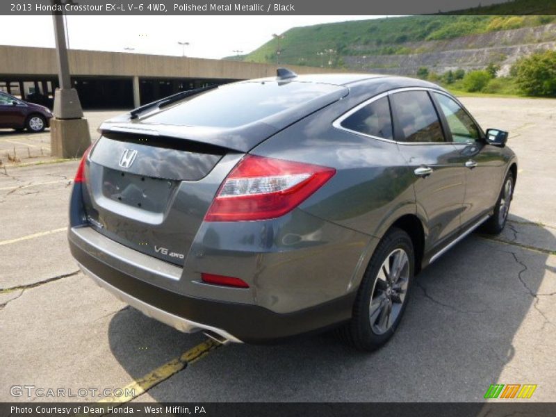 Polished Metal Metallic / Black 2013 Honda Crosstour EX-L V-6 4WD