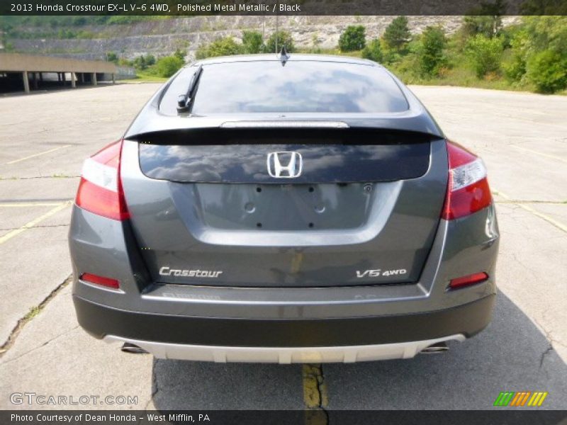Polished Metal Metallic / Black 2013 Honda Crosstour EX-L V-6 4WD