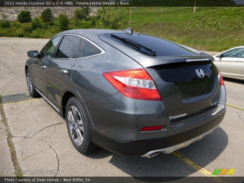 Polished Metal Metallic / Black 2013 Honda Crosstour EX-L V-6 4WD
