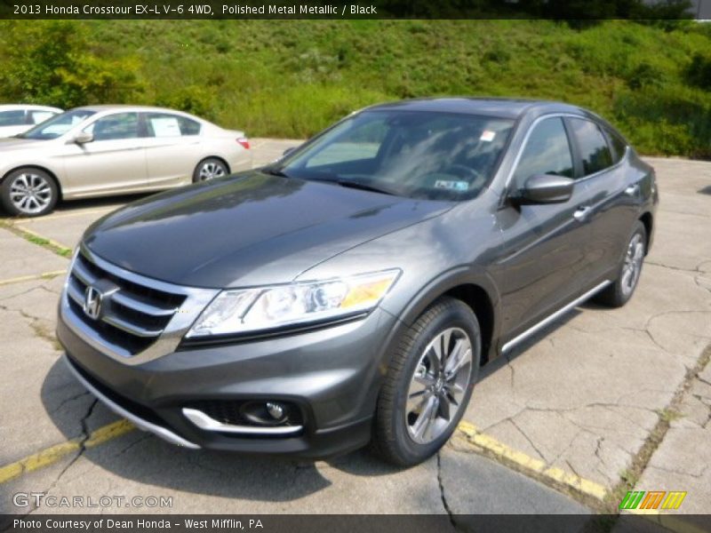 Polished Metal Metallic / Black 2013 Honda Crosstour EX-L V-6 4WD