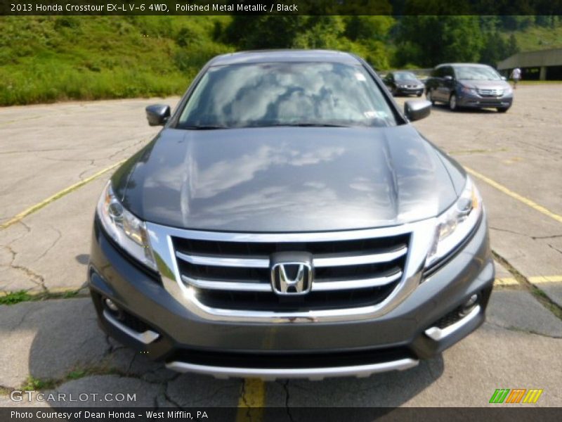 Polished Metal Metallic / Black 2013 Honda Crosstour EX-L V-6 4WD