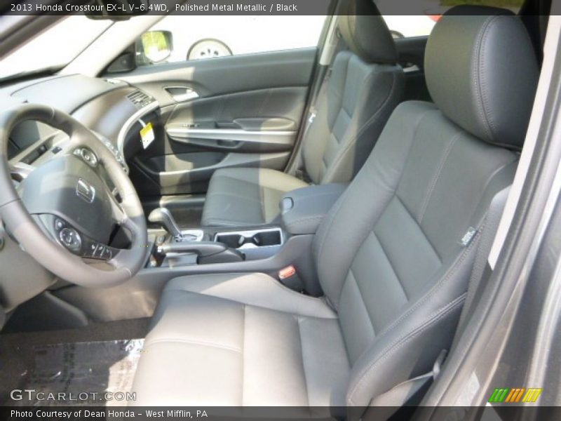 Polished Metal Metallic / Black 2013 Honda Crosstour EX-L V-6 4WD