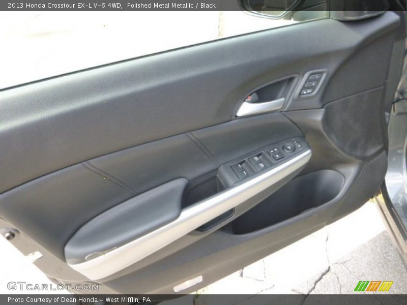 Polished Metal Metallic / Black 2013 Honda Crosstour EX-L V-6 4WD