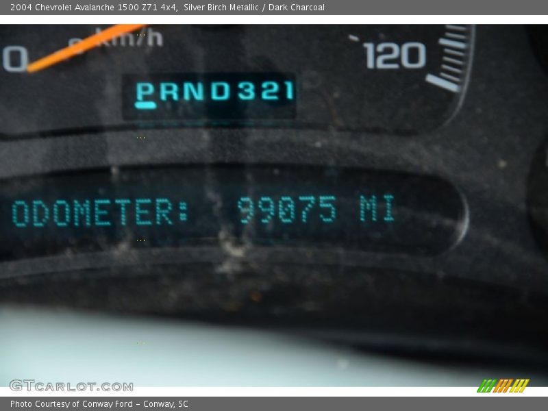 Silver Birch Metallic / Dark Charcoal 2004 Chevrolet Avalanche 1500 Z71 4x4