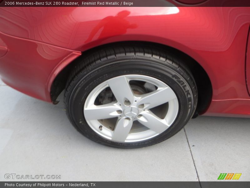 Firemist Red Metallic / Beige 2006 Mercedes-Benz SLK 280 Roadster