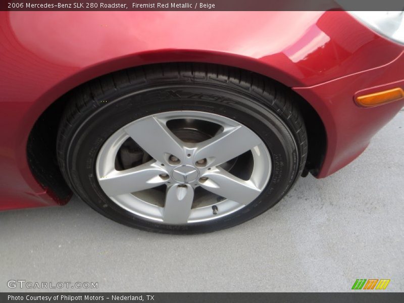 Firemist Red Metallic / Beige 2006 Mercedes-Benz SLK 280 Roadster