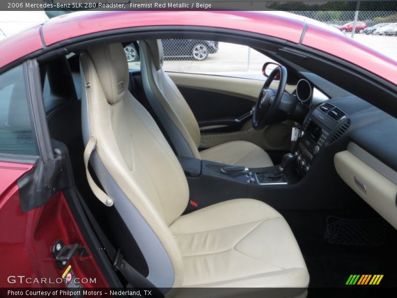 Firemist Red Metallic / Beige 2006 Mercedes-Benz SLK 280 Roadster