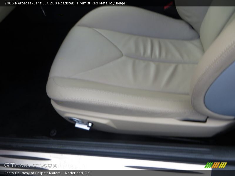 Firemist Red Metallic / Beige 2006 Mercedes-Benz SLK 280 Roadster