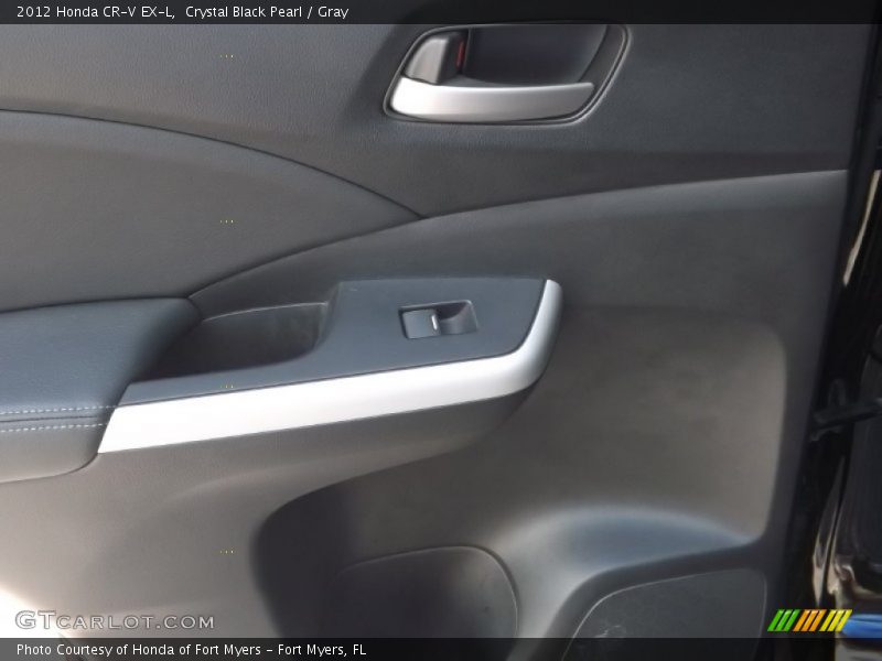 Crystal Black Pearl / Gray 2012 Honda CR-V EX-L