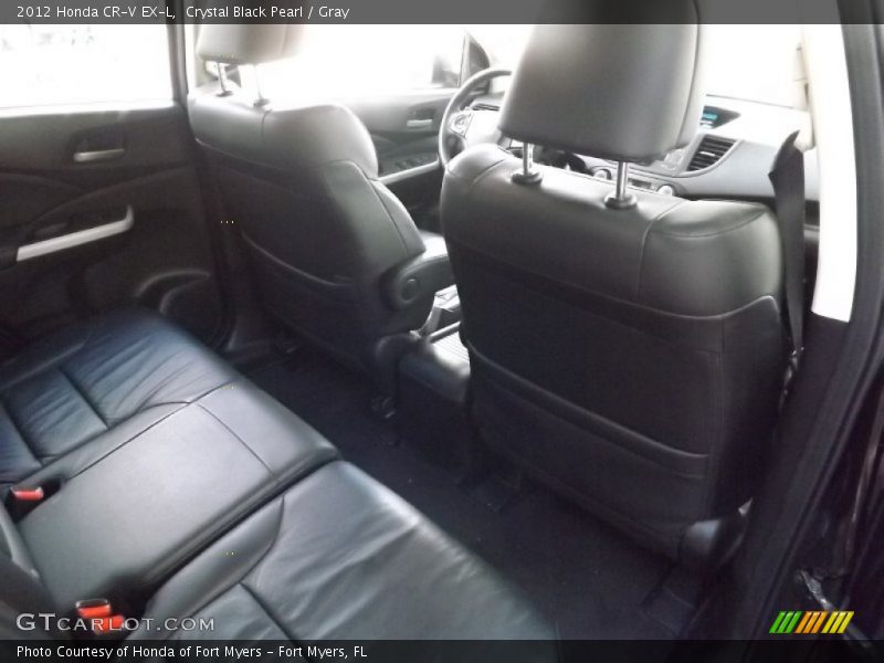 Crystal Black Pearl / Gray 2012 Honda CR-V EX-L