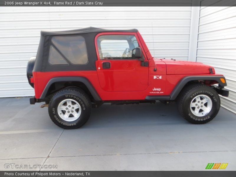 Flame Red / Dark Slate Gray 2006 Jeep Wrangler X 4x4
