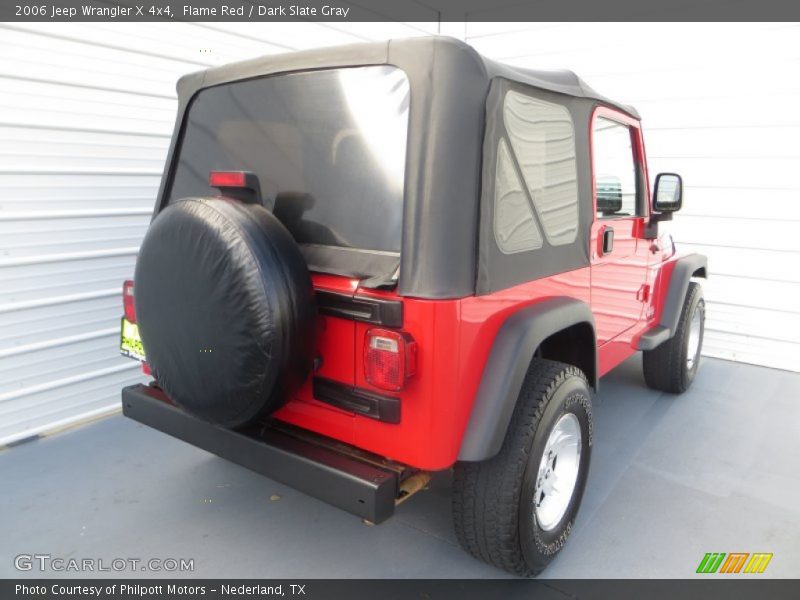 Flame Red / Dark Slate Gray 2006 Jeep Wrangler X 4x4
