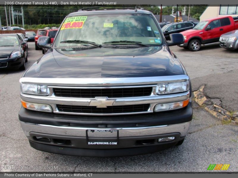 Dark Blue Metallic / Tan/Neutral 2006 Chevrolet Tahoe LS 4WD