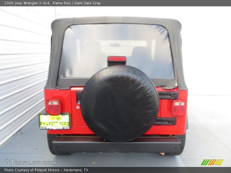 Flame Red / Dark Slate Gray 2006 Jeep Wrangler X 4x4