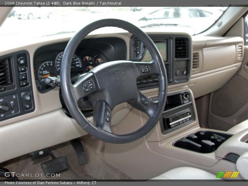 Dark Blue Metallic / Tan/Neutral 2006 Chevrolet Tahoe LS 4WD