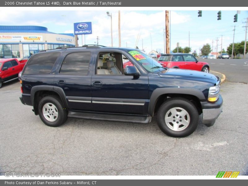 Dark Blue Metallic / Tan/Neutral 2006 Chevrolet Tahoe LS 4WD