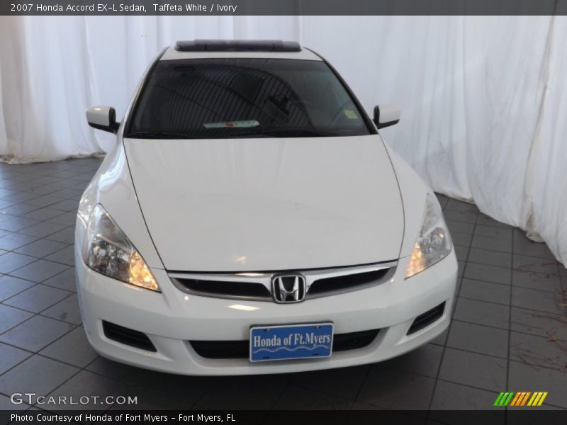 Taffeta White / Ivory 2007 Honda Accord EX-L Sedan