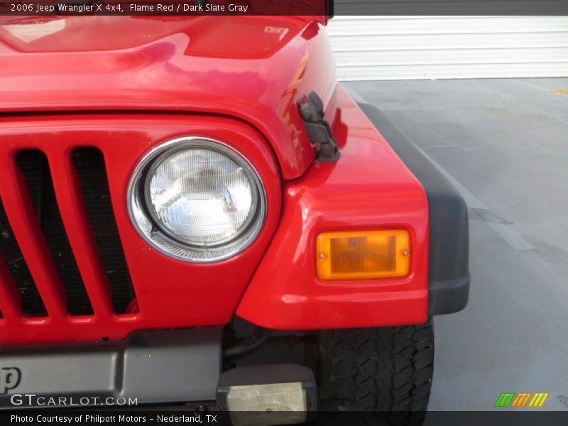 Flame Red / Dark Slate Gray 2006 Jeep Wrangler X 4x4