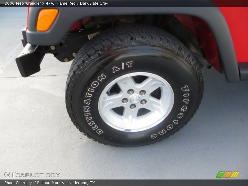 Flame Red / Dark Slate Gray 2006 Jeep Wrangler X 4x4