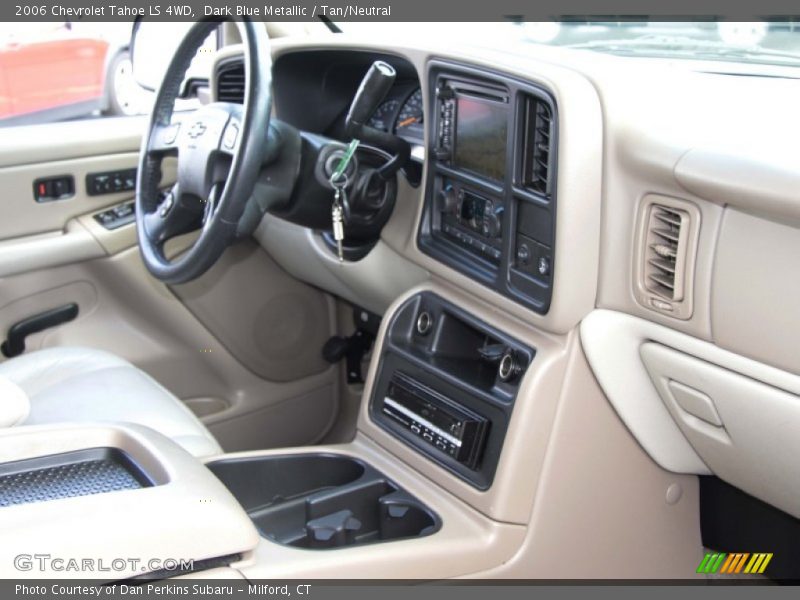 Dark Blue Metallic / Tan/Neutral 2006 Chevrolet Tahoe LS 4WD