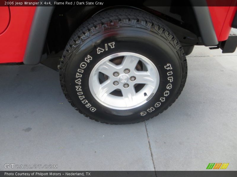 Flame Red / Dark Slate Gray 2006 Jeep Wrangler X 4x4
