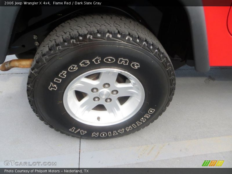 Flame Red / Dark Slate Gray 2006 Jeep Wrangler X 4x4