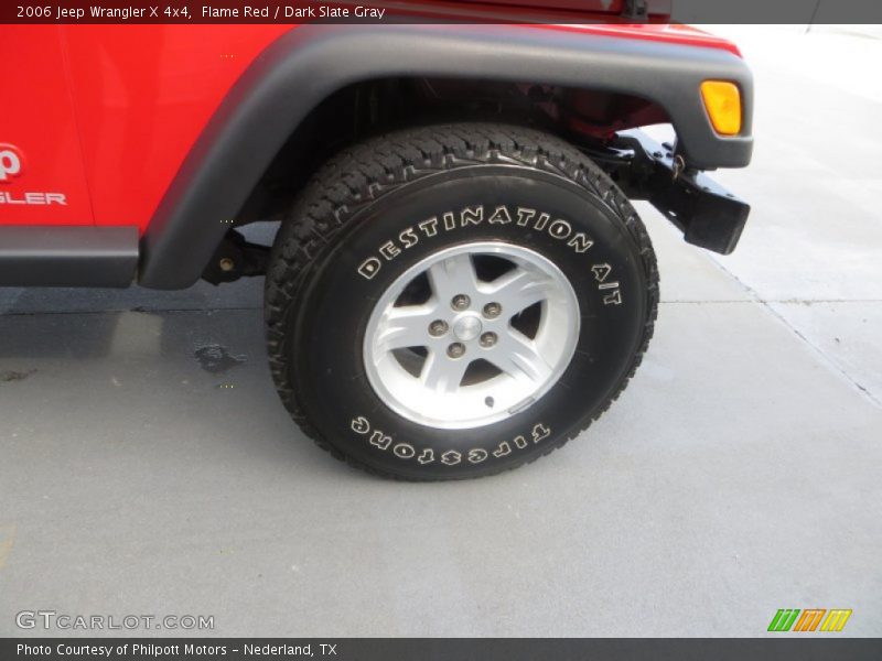 Flame Red / Dark Slate Gray 2006 Jeep Wrangler X 4x4