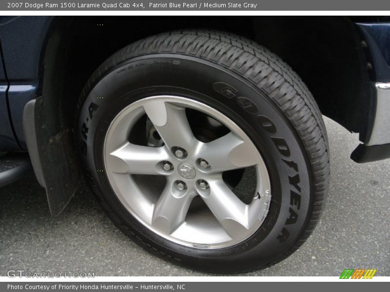 Patriot Blue Pearl / Medium Slate Gray 2007 Dodge Ram 1500 Laramie Quad Cab 4x4