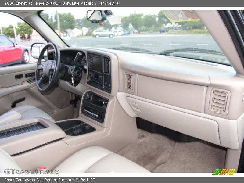 Dark Blue Metallic / Tan/Neutral 2006 Chevrolet Tahoe LS 4WD