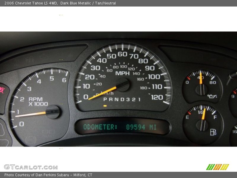 Dark Blue Metallic / Tan/Neutral 2006 Chevrolet Tahoe LS 4WD