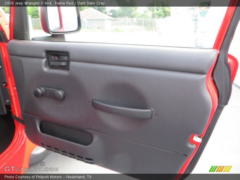 Flame Red / Dark Slate Gray 2006 Jeep Wrangler X 4x4