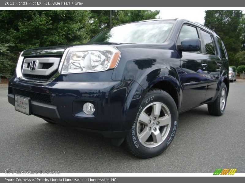 Bali Blue Pearl / Gray 2011 Honda Pilot EX